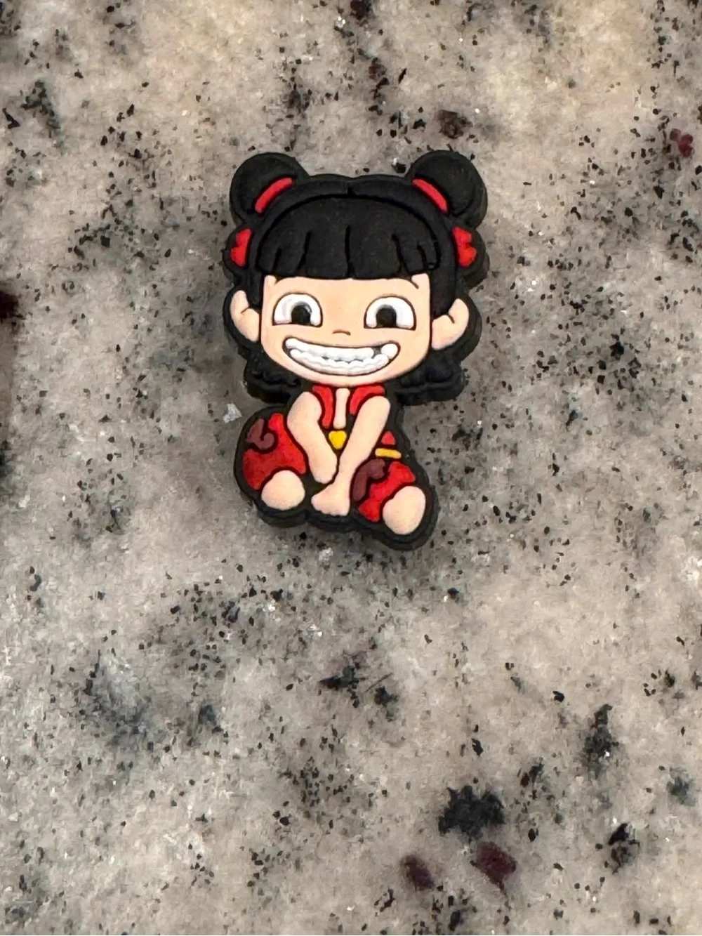 CROCS Jibbitz Charm Little Girl in Red Outfit